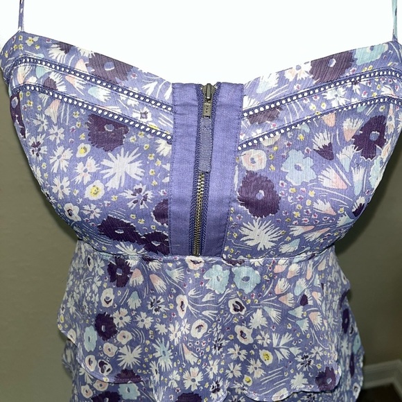 American Eagle Outfitters Floral Chiffon Ruffle Dress - Picture 3 of 9